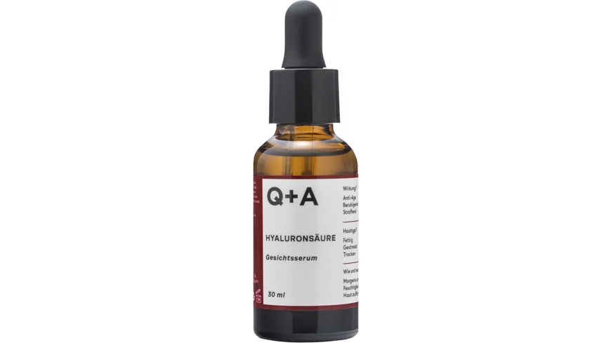 Q+A Gesichtsserum Hyaluronsäure 30 ml