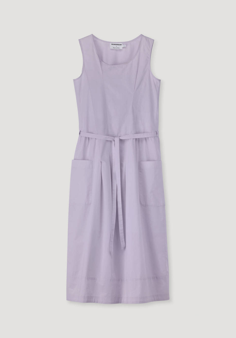 WUNDERKIND X HESSNATUR Midi-Kleid aus reiner Bio-Baumwolle