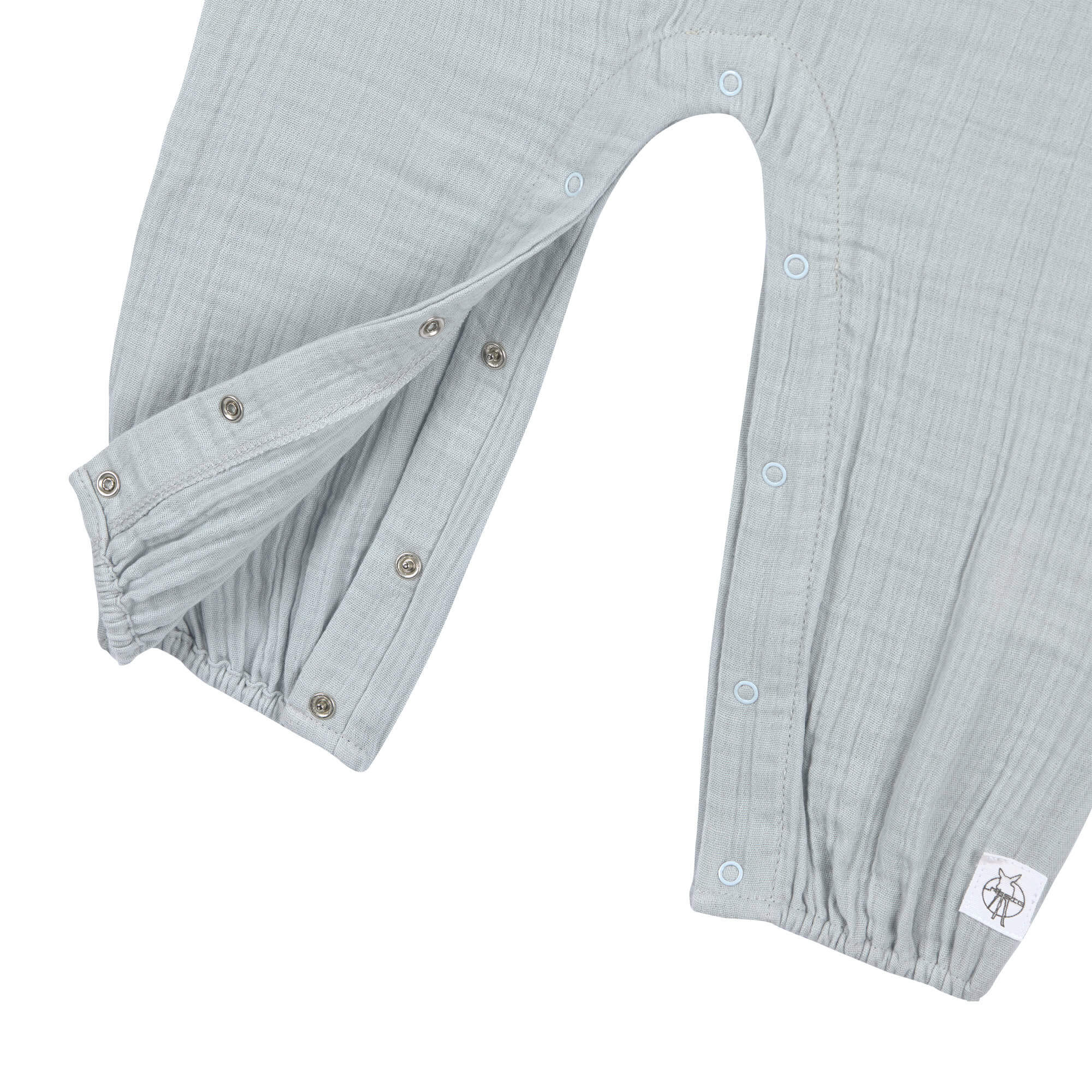 Musselin Jumpsuit - Bio Baumwolle, Blau