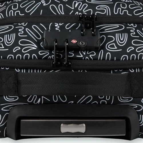 Small Amiens Black 4-Wheel Soft Suitcase