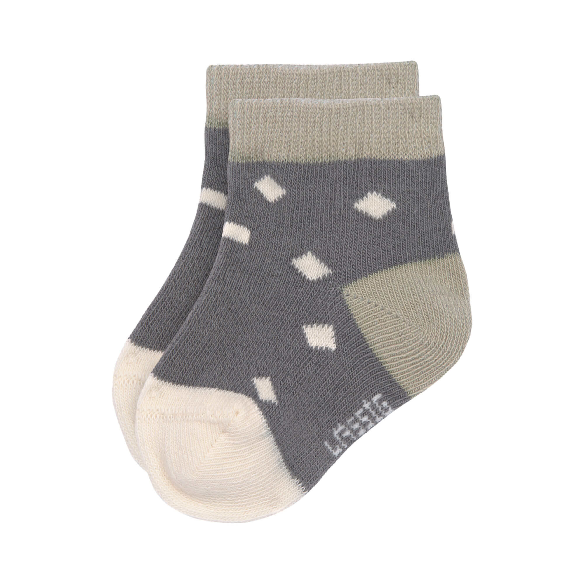 Kinder Sneaker Socken (3er-Set), Anthrazit