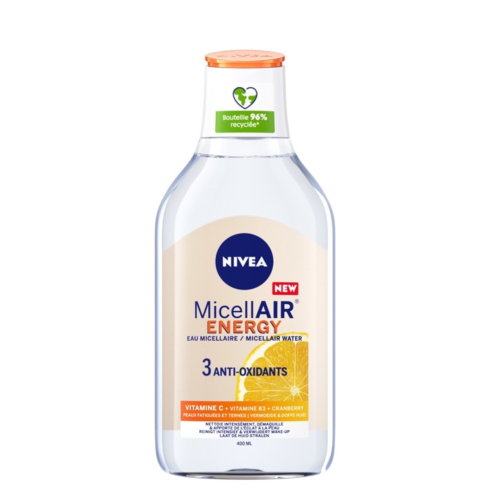 nivea MicellAir Energy - Eau démaquillante micellaire Vitamine C&B3 Démaquillant micellaire