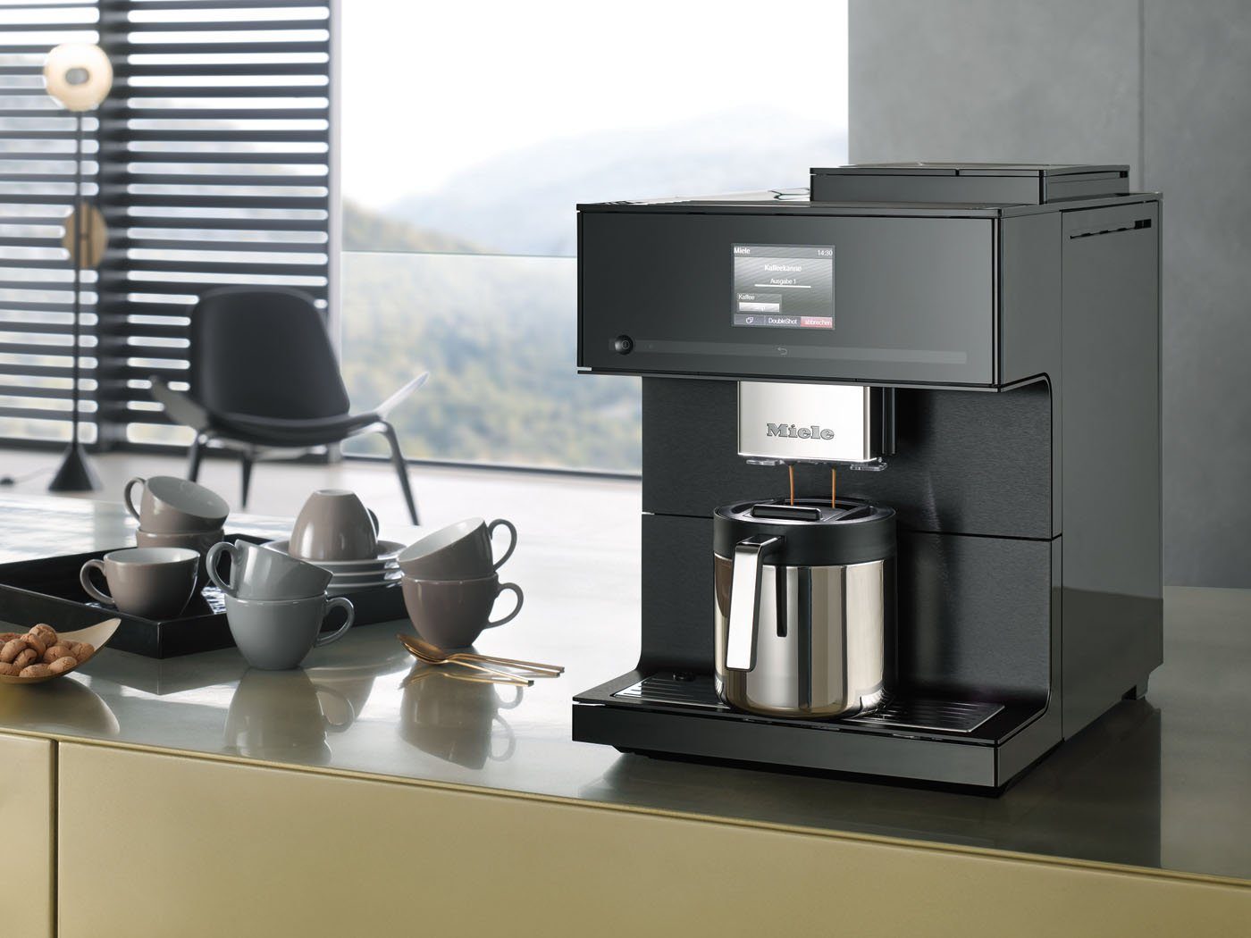Miele Kaffeevollautomat CM 6160 MilkPerfection, Genießerprofile, Kaffeekannenfunktion