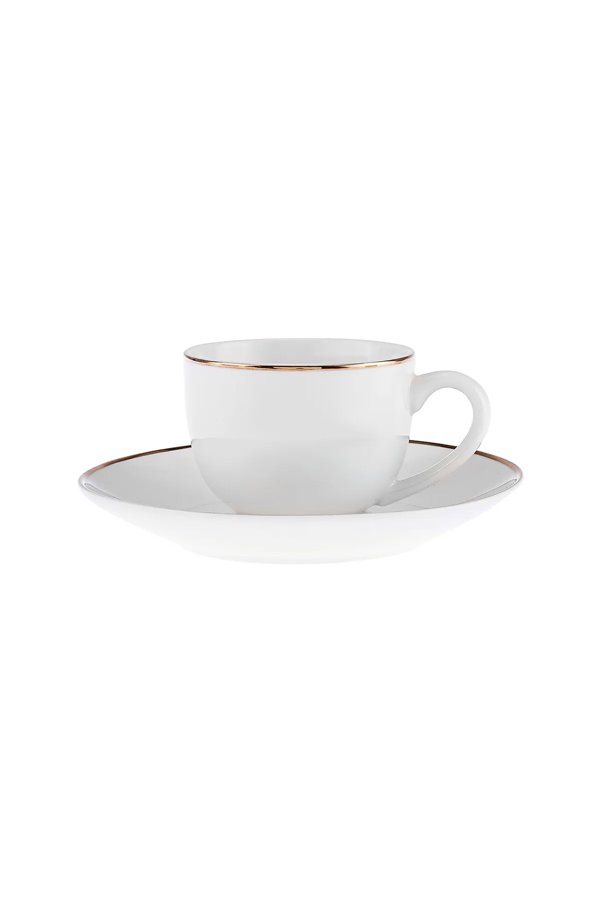 Karaca  Rowan Geschirr-Set Gold, 69-teilig für 12 Personen, New Generation Bone