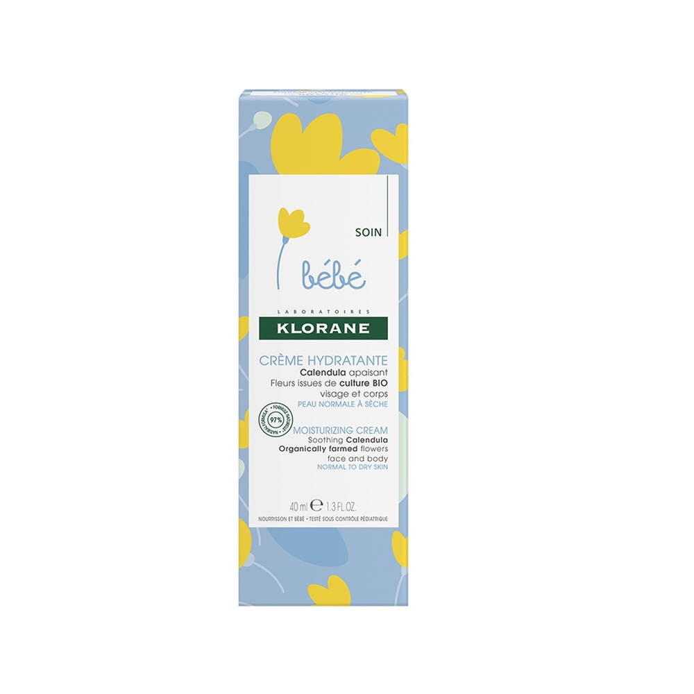 Klorane Bébé Crème hydratante 40ml Crème hydratante
