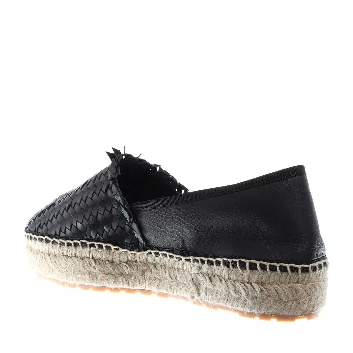 MOSCHINO Komfort Slipper schwarz Espadrille
