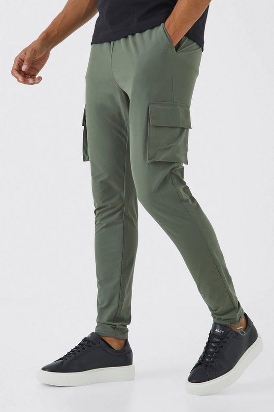 Elastische leichte Stretch Skinny Cargo-Hose