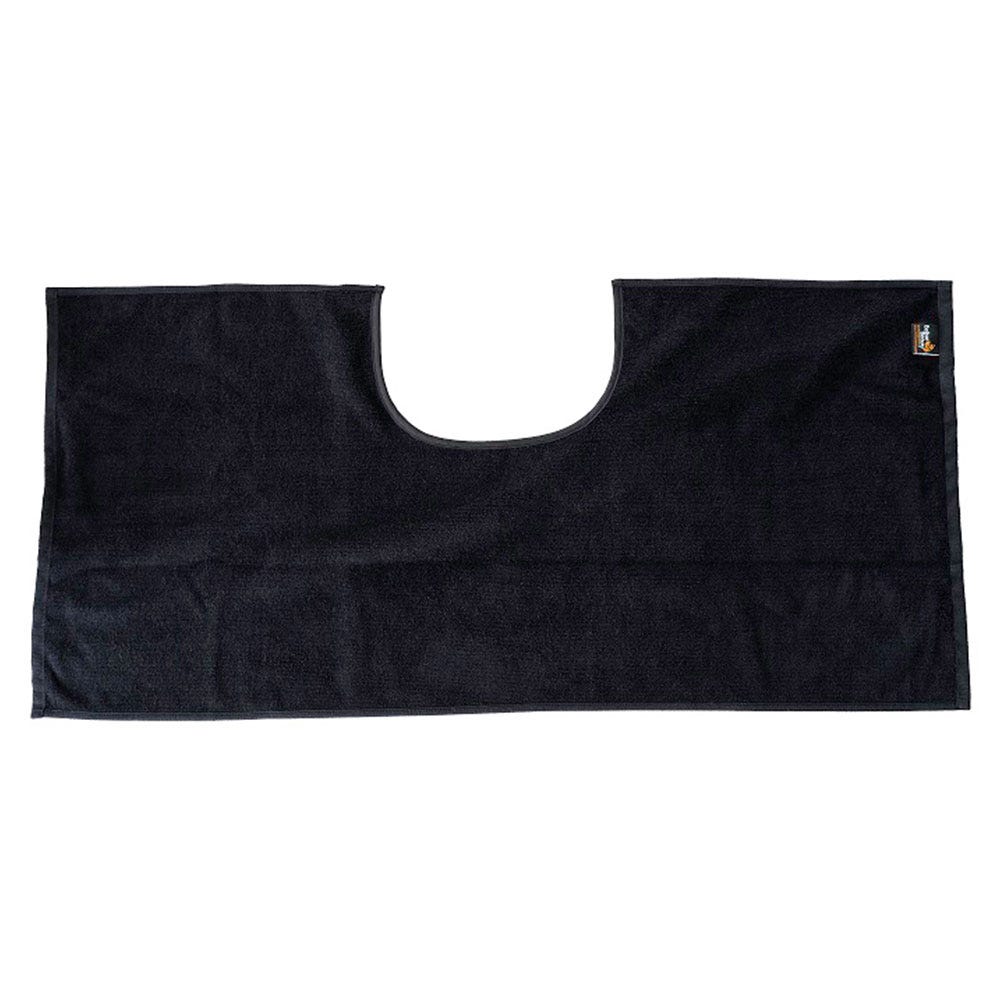 Belisse Beauty Profi-friseurhandtuch Prestige mit Halsausschnitt Schwarz 45x90 6 Stück