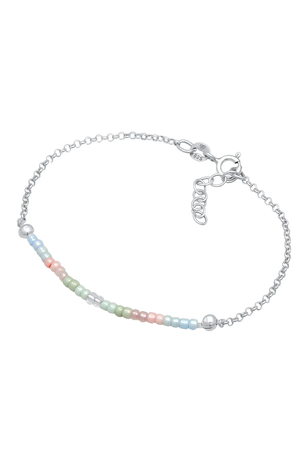 ELLI  Armband Kinder Beads Kugeln Pastell 925 Silber