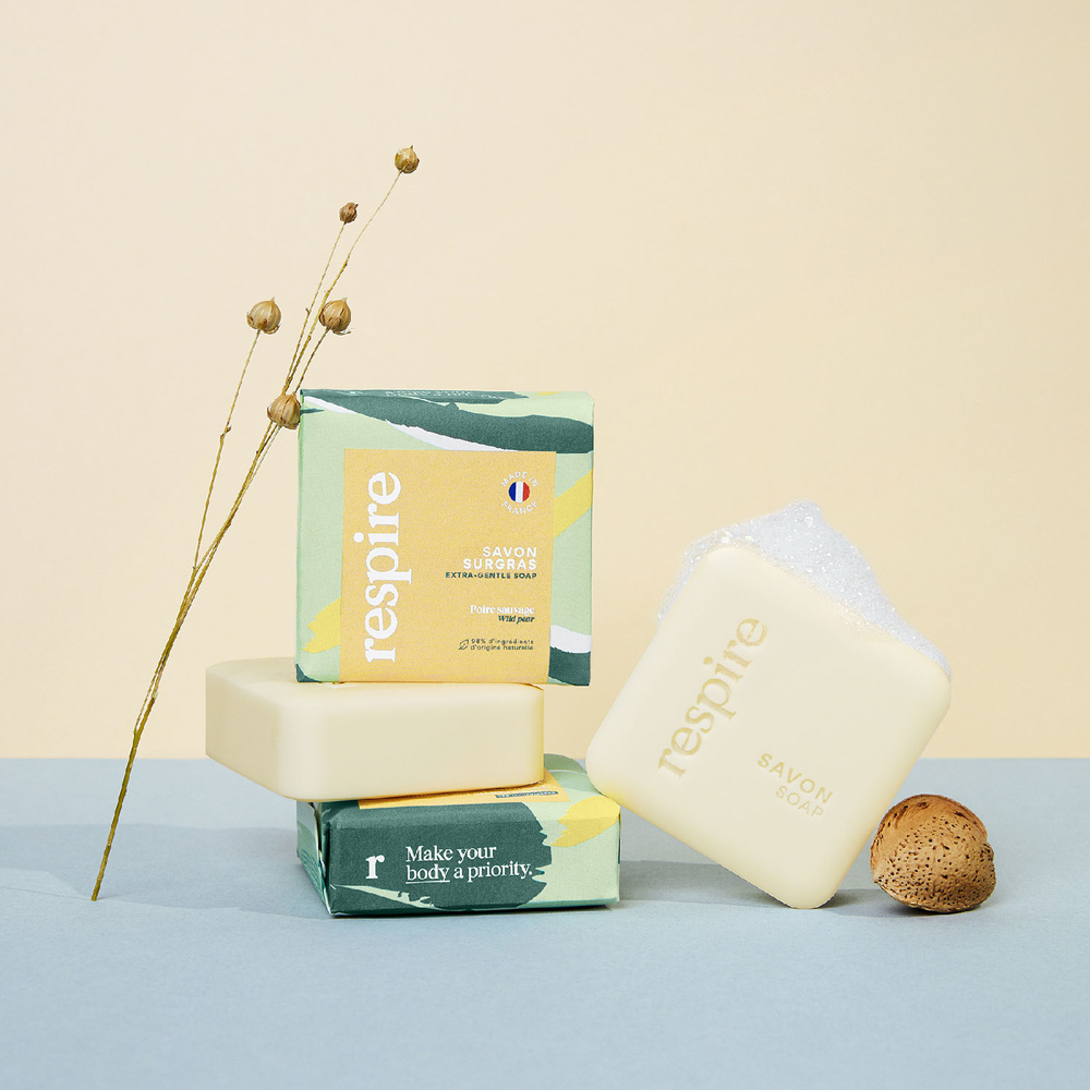Respire Savon surgras Poire Sauvage 100gr SAVON