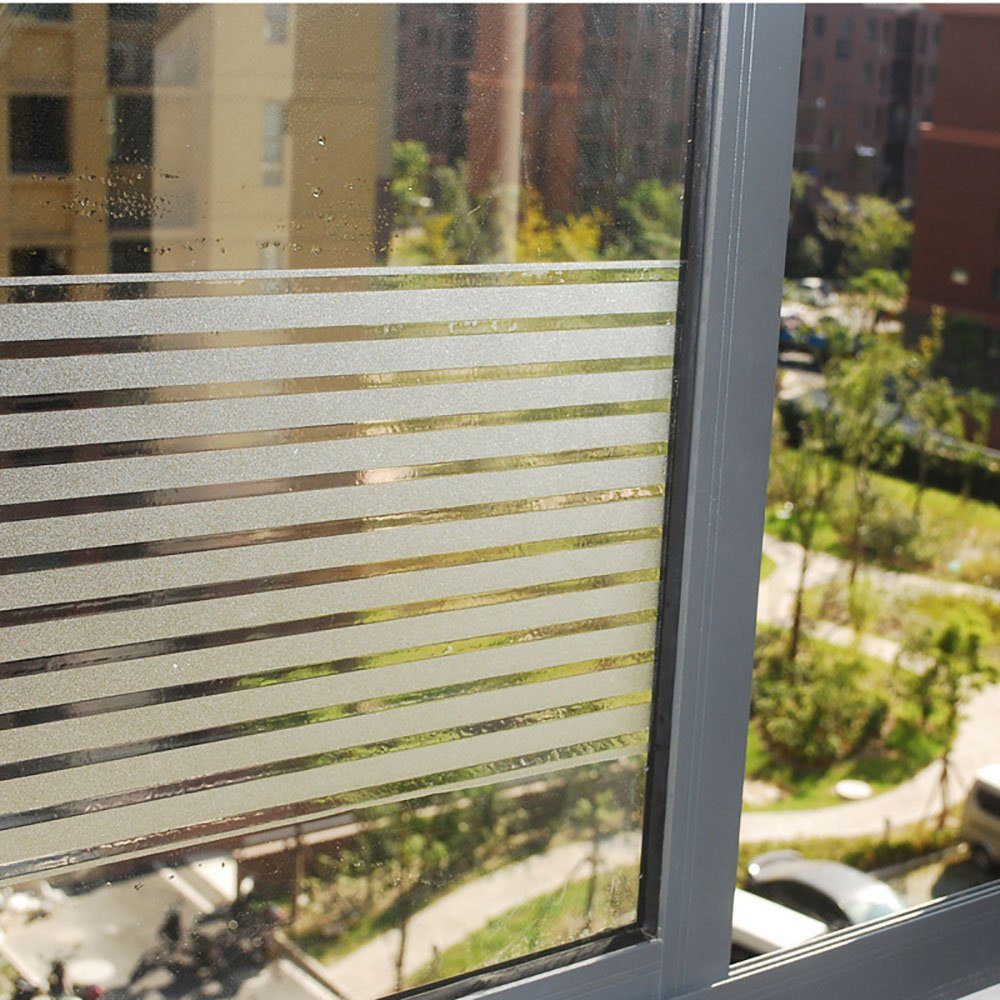 Fensterfolie Fenster Klebstoff Milchglasfolie 30*200cm,Selbstklebend, aikidio