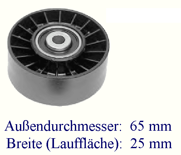 SNR Umlenkrolle Audi, Seat, Skoda, VW GA357.06 - ATU