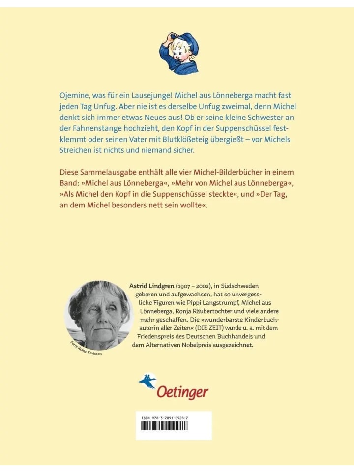 Oetinger Verlag Die schönsten Geschichten von Michel aus Lönneberga günstig kaufen onesize