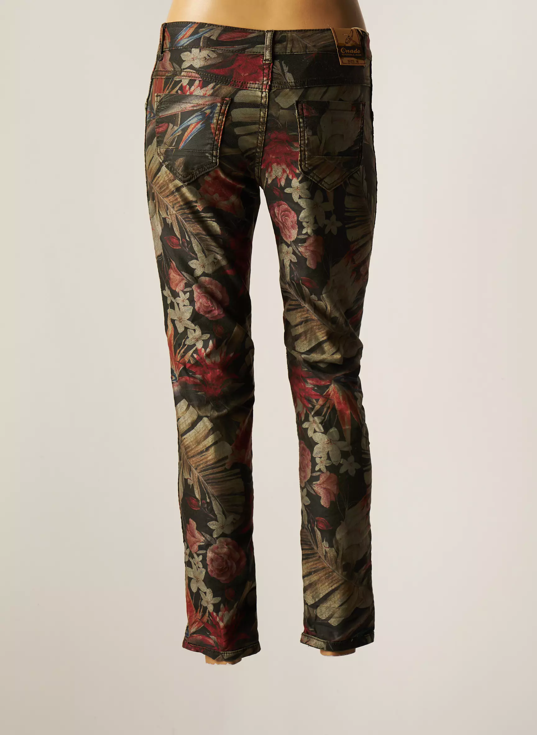 Onado Pantalons Slim Femme couleur vert