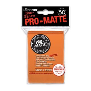 Pro-Matte Sleeves Orange (50 Hüllen) [66x91mm]