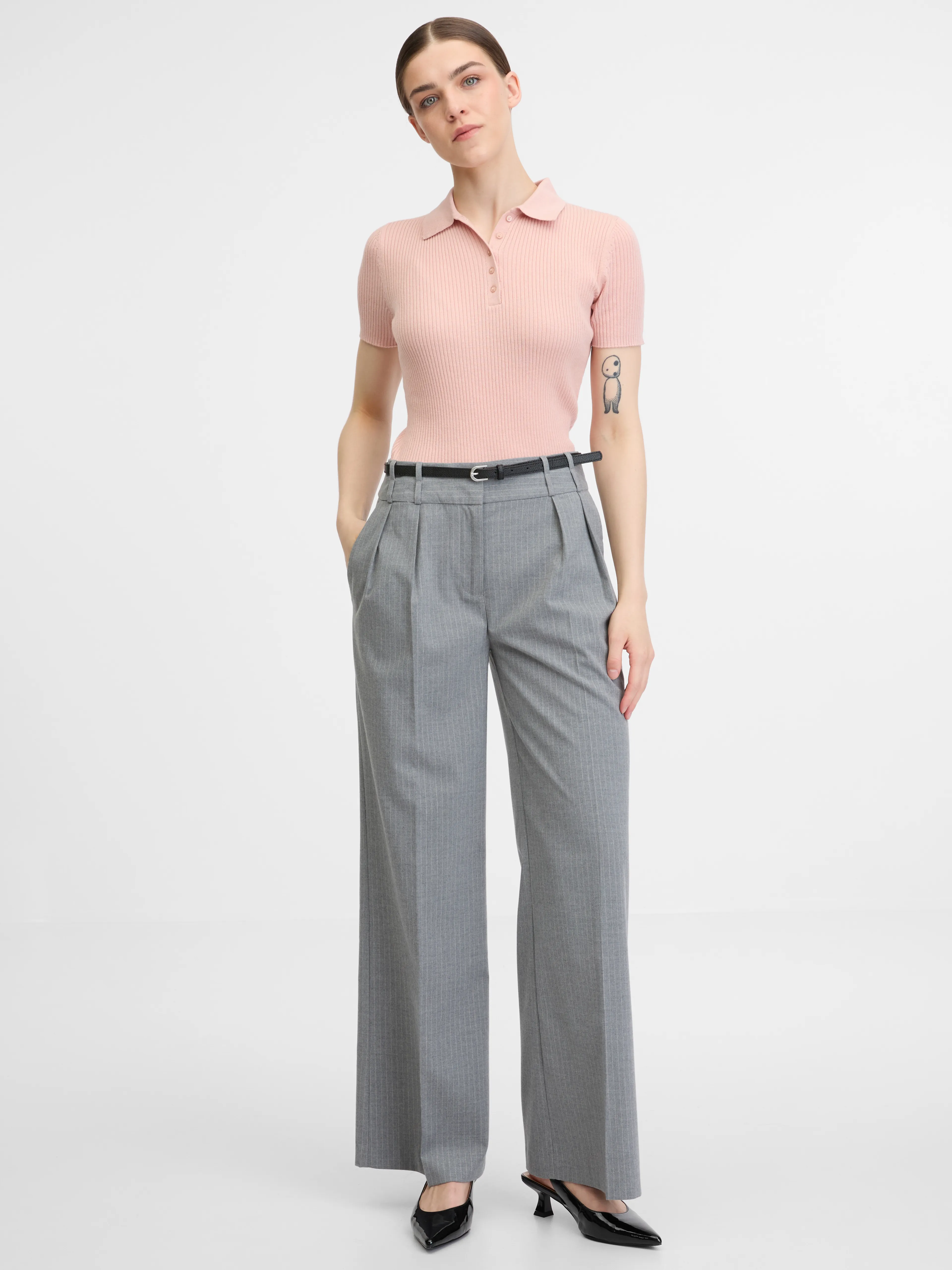 Graue Damenhose ORSAY
