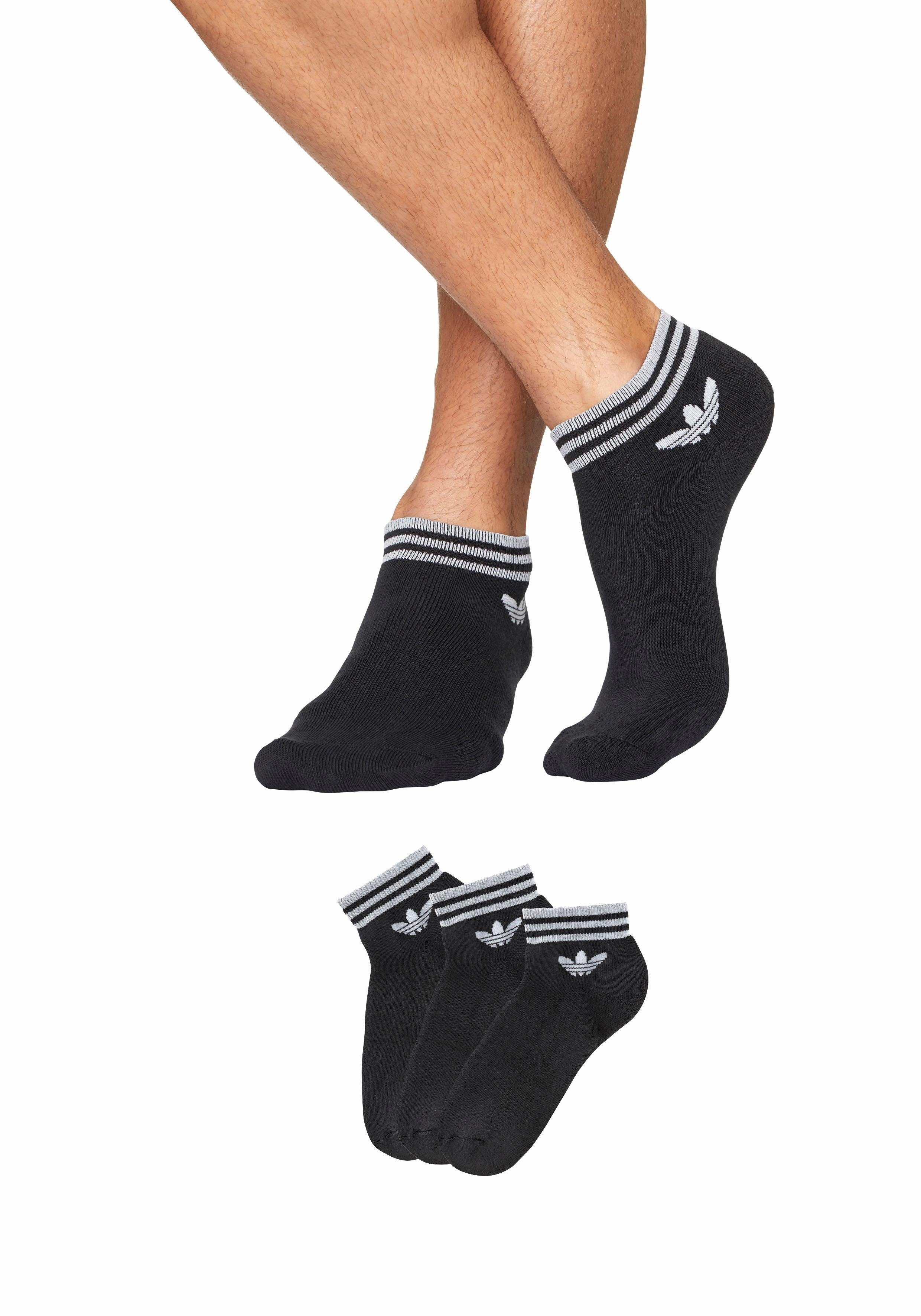 adidas Originals Socken TREFOIL ANKLE, 3 PAAR (3-Paar) mit Frottee