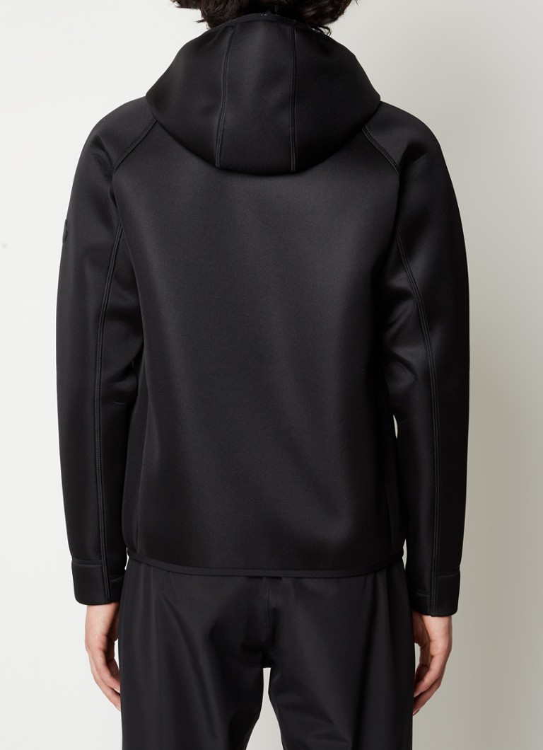 Neoprénová mikina Moncler s vreckami na zips