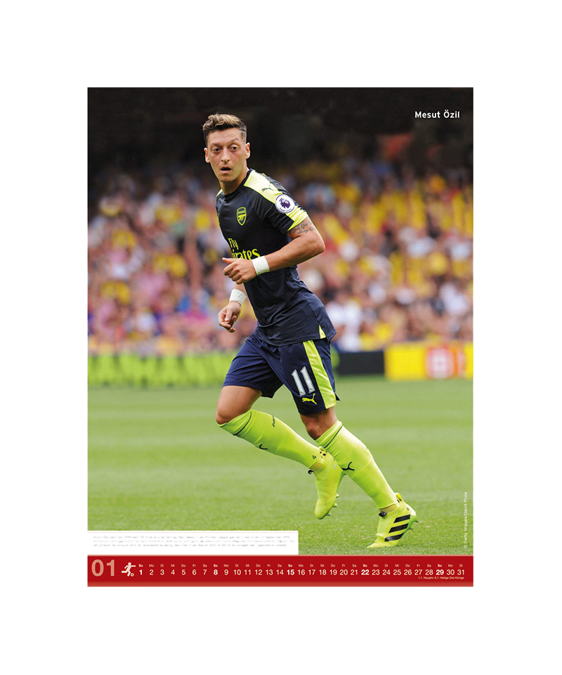 Fußball Superstars Posterkalender 2017