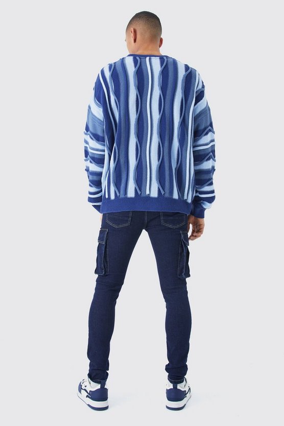 Skinny Stretch Cargo-Jeans