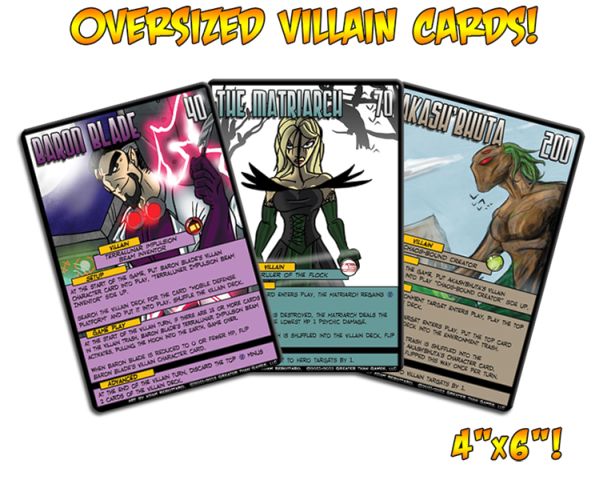 Sentinels of the Multiverse: Oversized Villian Cards (Exp.) (eng