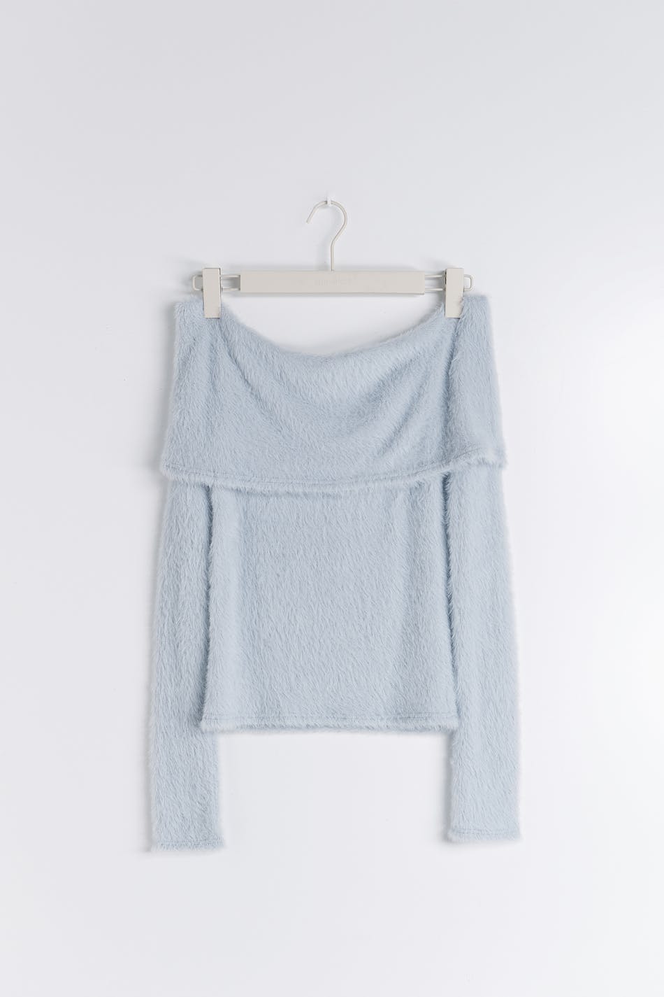 Fluffy off shoulder top
