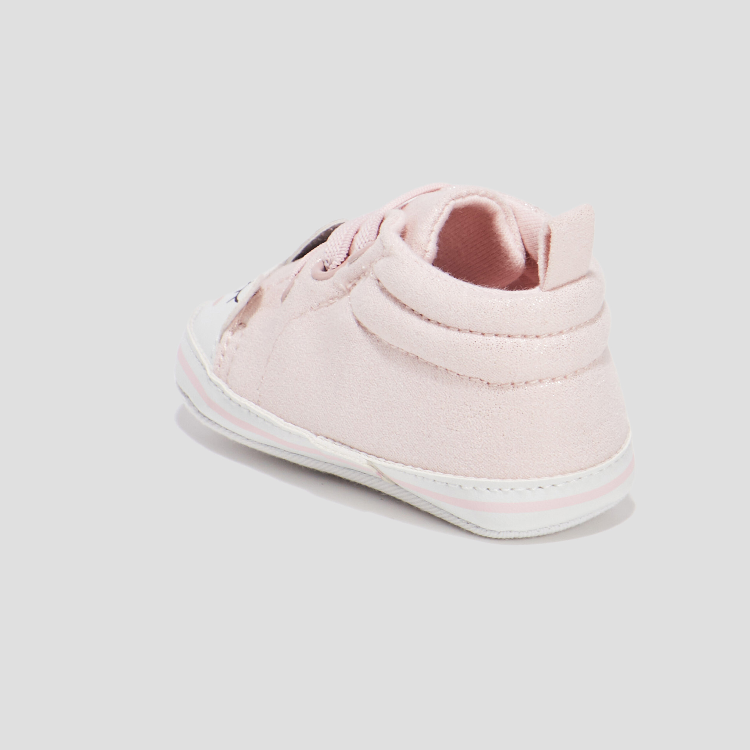 Tennis à lacets rose bébé fille | La Halle