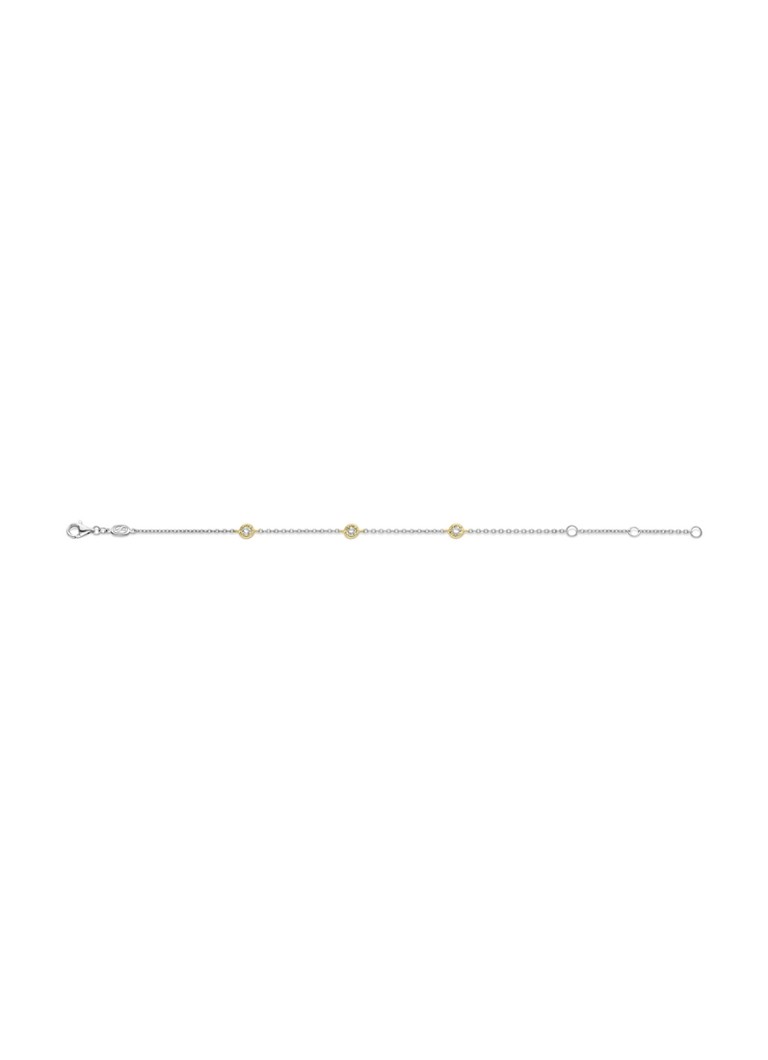 TI SENTO - Milano Silver link bracelet with zirconia 23028ZY