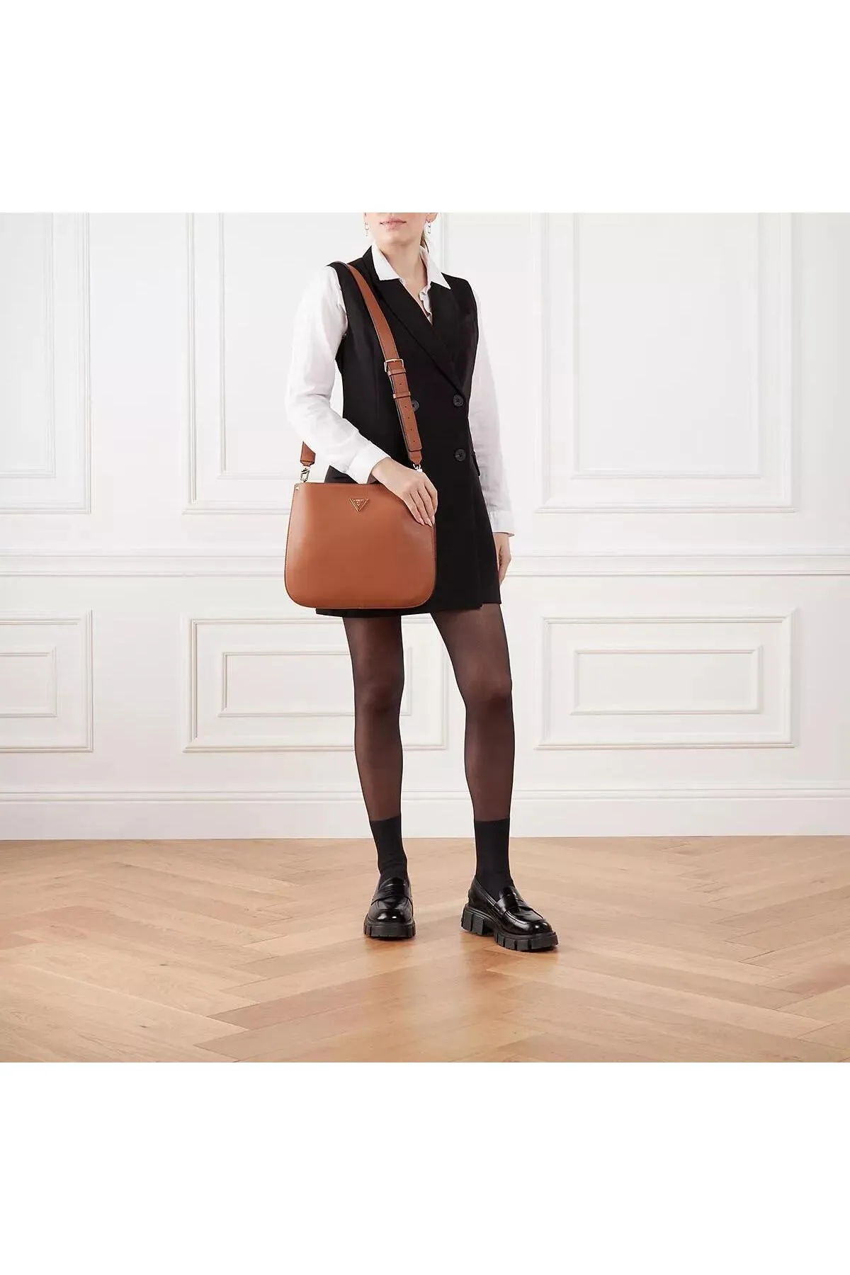 Guess  Meridian Umhängetasche Cognac