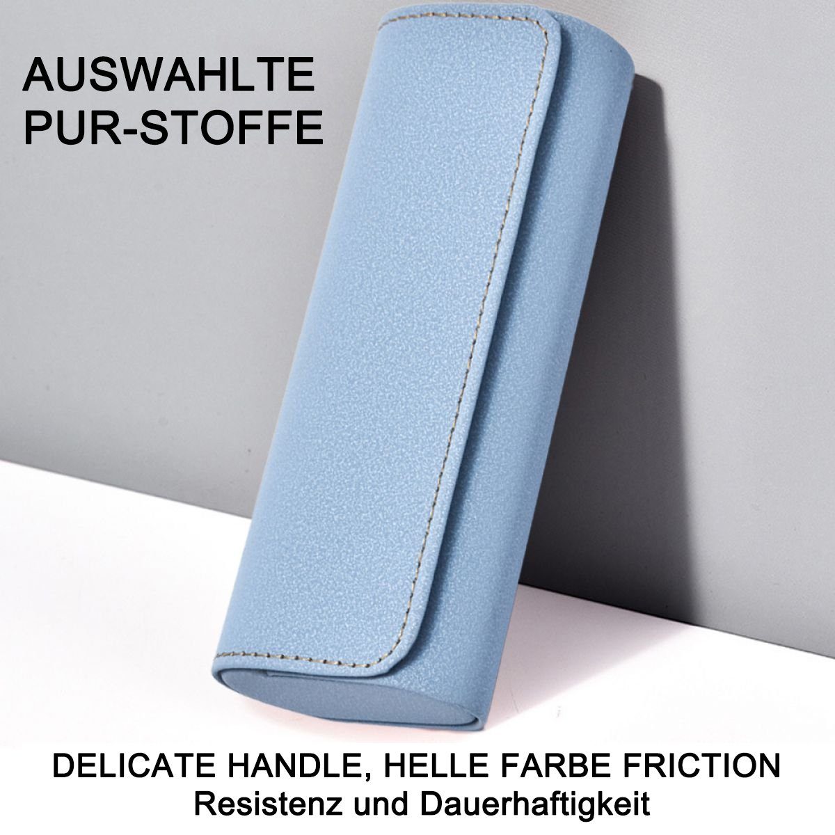 JedBesetzt Brillenetui Hartschalen-Brillenetui, leicht, tragbar, für Damen, Herren