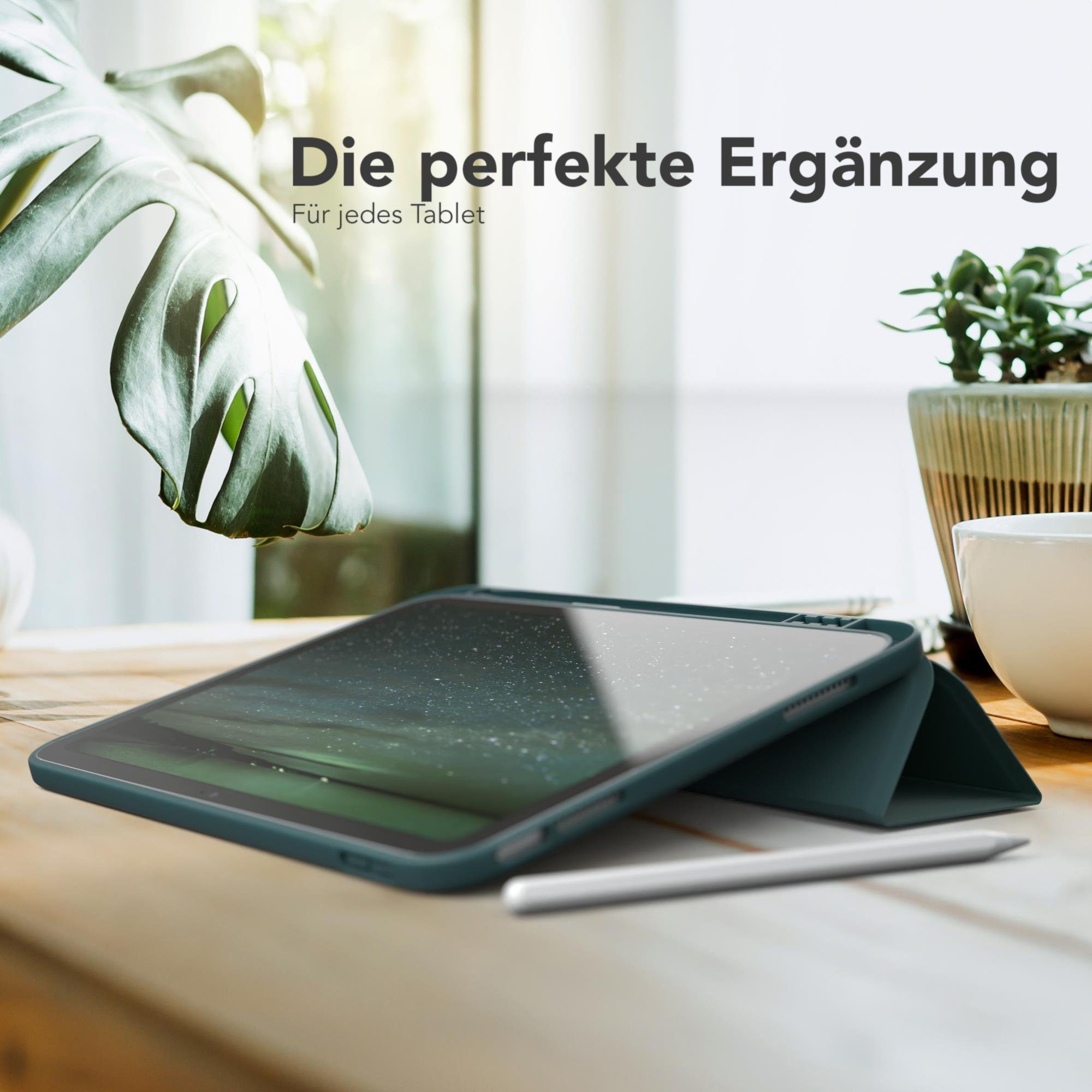 EAZY CASE Tablet-Hülle Penholder Smartcase für Apple iPad 10. Gen. (2022) 10,9 Zoll, Etui Klapp Cover Schutzhülle Smart Case Sleep Modus Funktion Grün