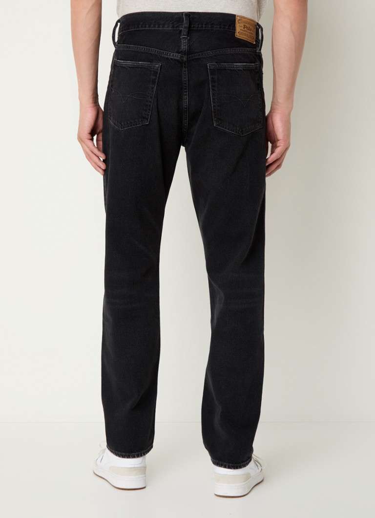 Blugi Ralph Lauren Heritage cu croială dreaptă și denim distressed