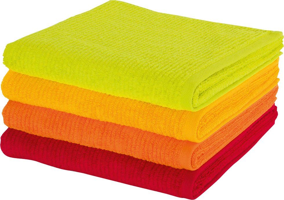 Möve Duschtuch Elements, Walkfrottier (1-St), in leuchtenden Farben