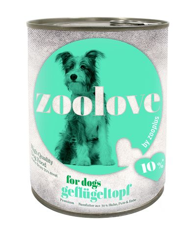zoolove gemischtes Probierpaket Hundenassfutter