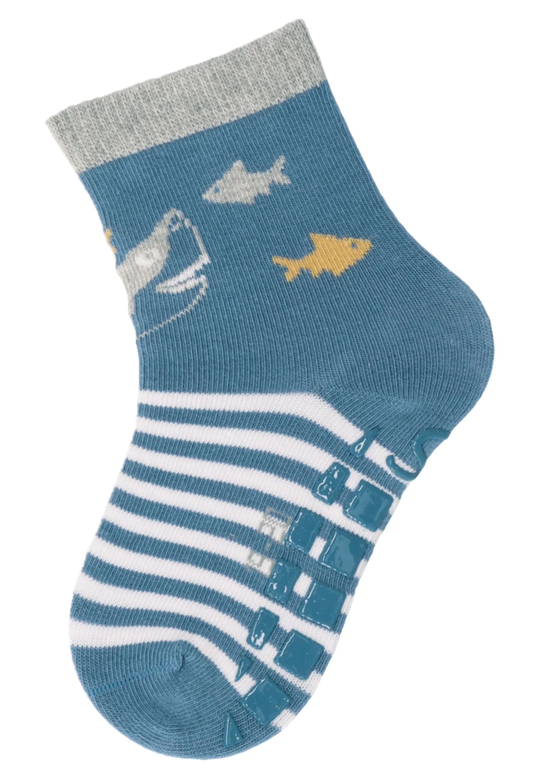 ABS Socken im 2er Pack mit Motiv Fische