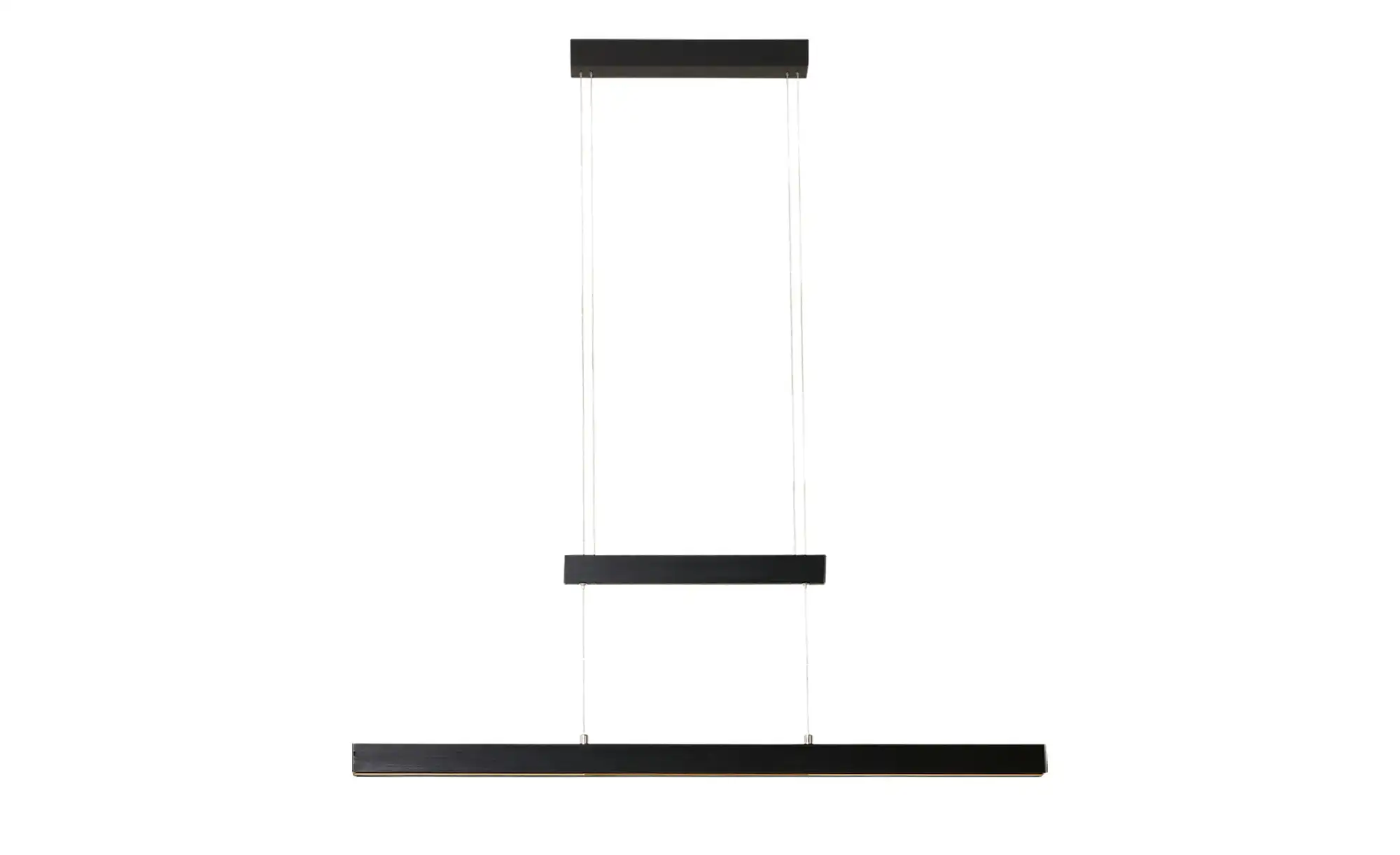 Trio LED-Pendelleuchte, schwarz mit Up & Down Ligh