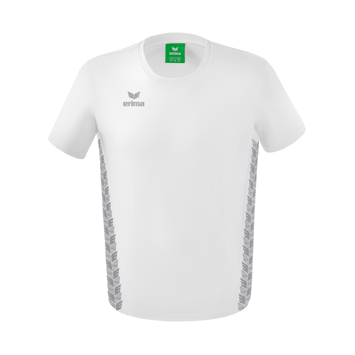 Erima Team Essential T-Shirt Kids Weiss Grau