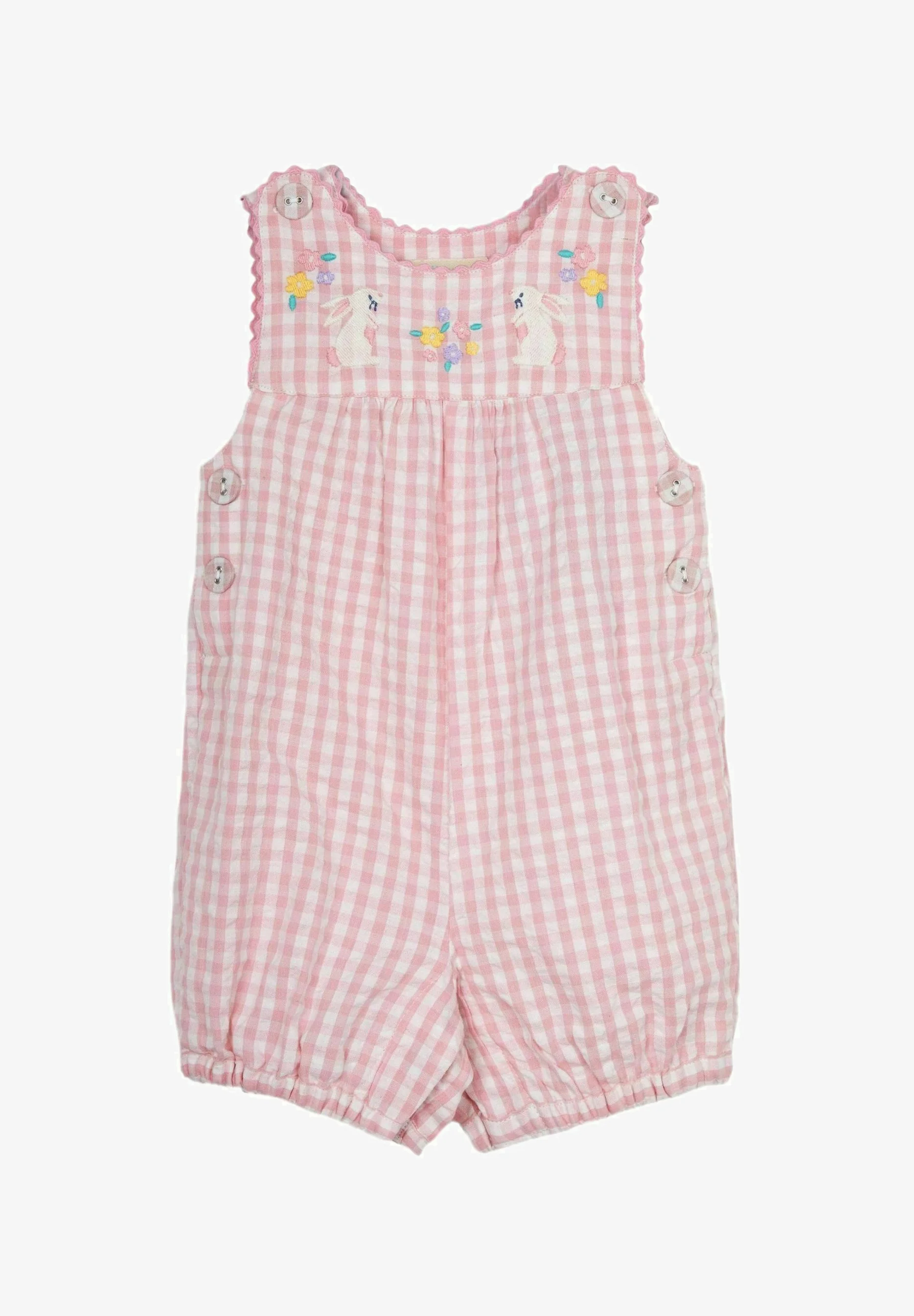 JoJo Maman Bébé APPLIQUÉ GINGHAM - REGULAR FIT - Peto