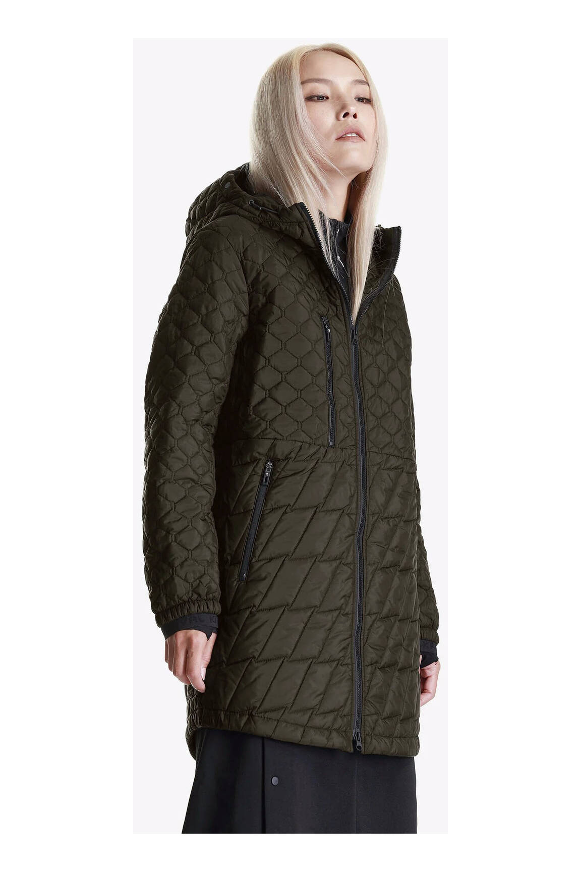 Krakatau Parkas Femme couleur vert