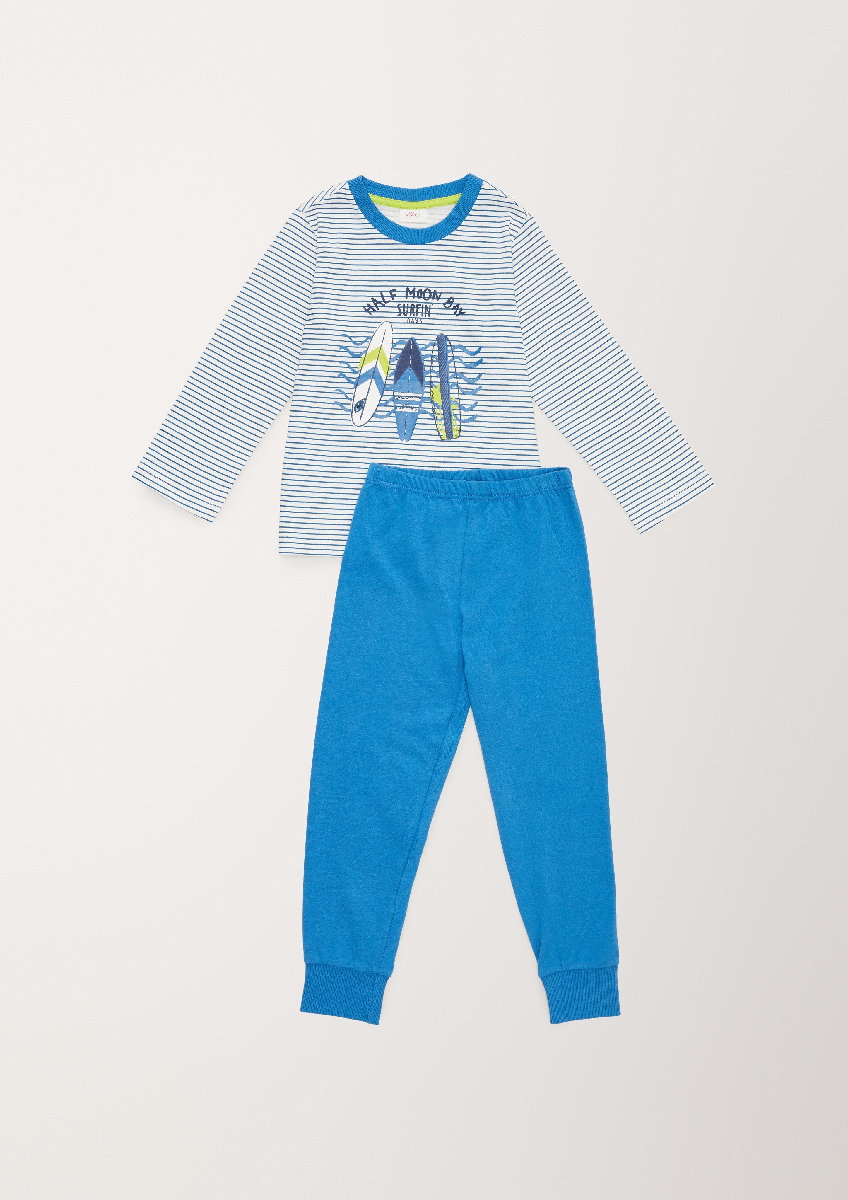 Pyjama aus weichem Baumwolljersey  6005909-5719