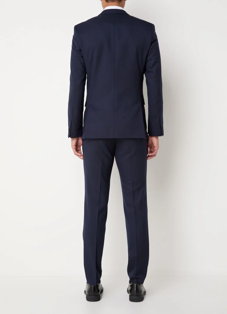 Trojdílný oblek HUGO BOSS Arti/Hesten slim fit ze směsi nové vlny