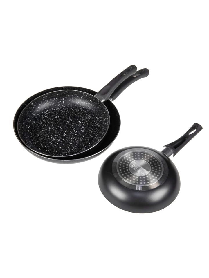 Cheffinger 3er-Set Bratpfannen in Schwarz günstig kaufen onesize