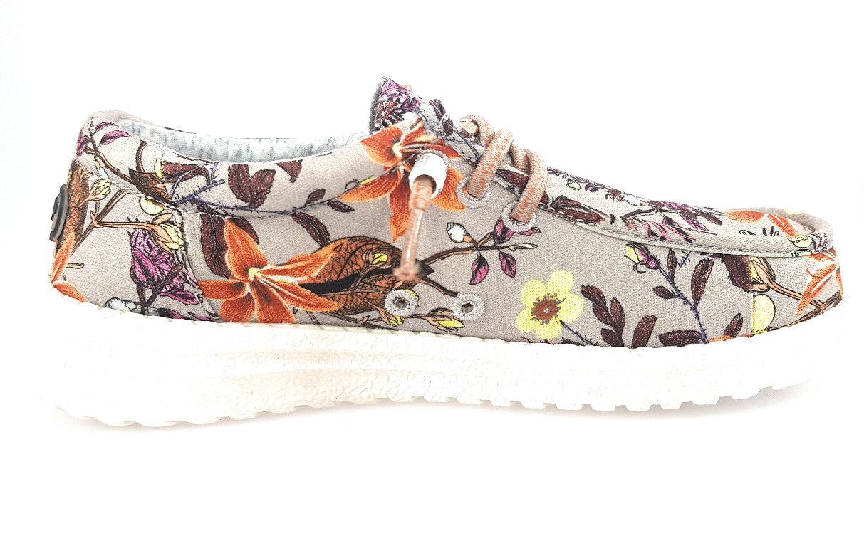 Fusion 2-2-2-0102-9923 Grau Flowers Grey Orange