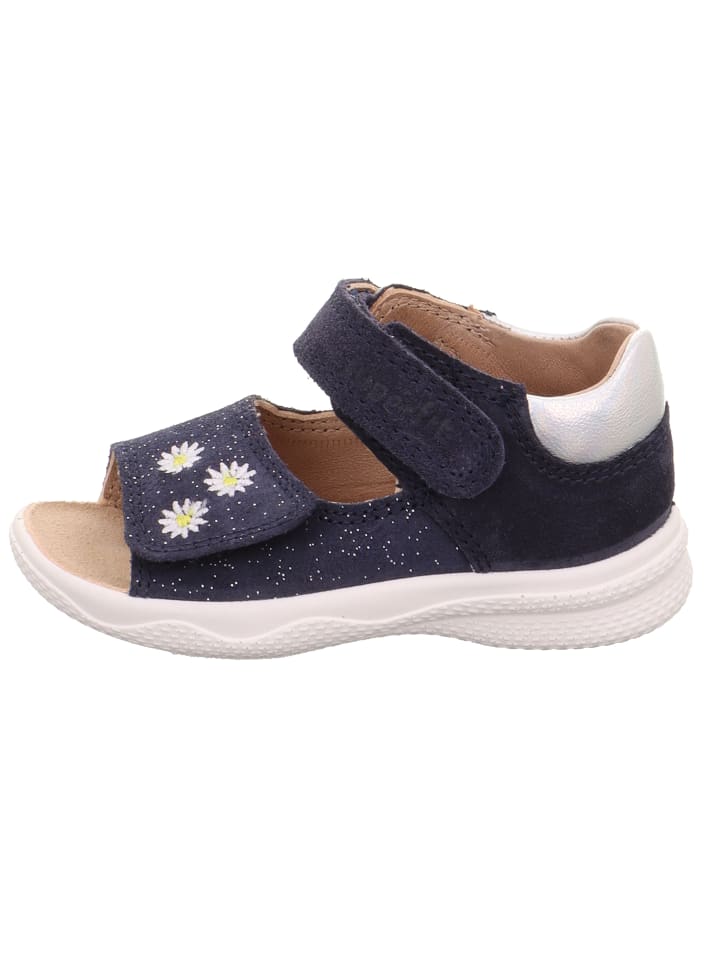 superfit Lauflernsandale POLLY in Blau/Silber günstig kaufen