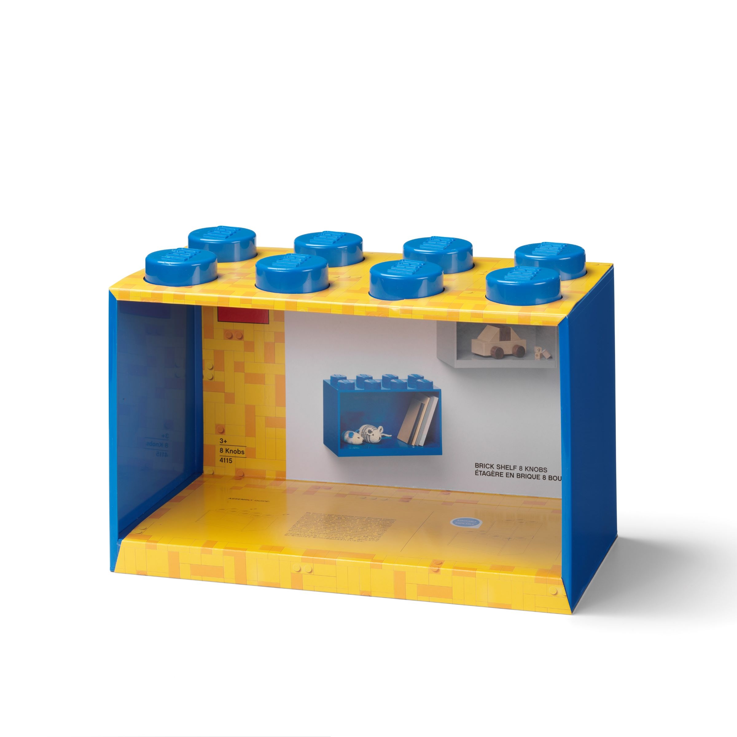 Steinregal mit 8 Noppen in Blau 5007285