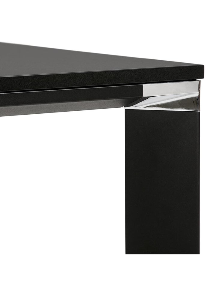 KADIMA DESIGN Schreibtisch Quadrat 140x140 cm Konferenztisch modern, Büromöbel in Schwarz günstig kaufen