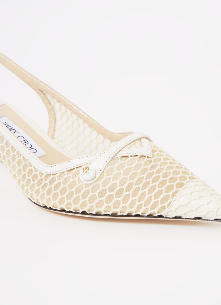 Jimmy Choo Amita 45 slingback with suede details