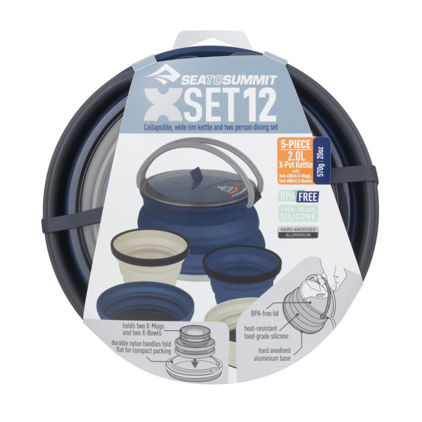 X-SET: 12 5PC (X-KETTLE 2.2L, 2 X-BOWL, 2 X-MUG) - Geschirrset