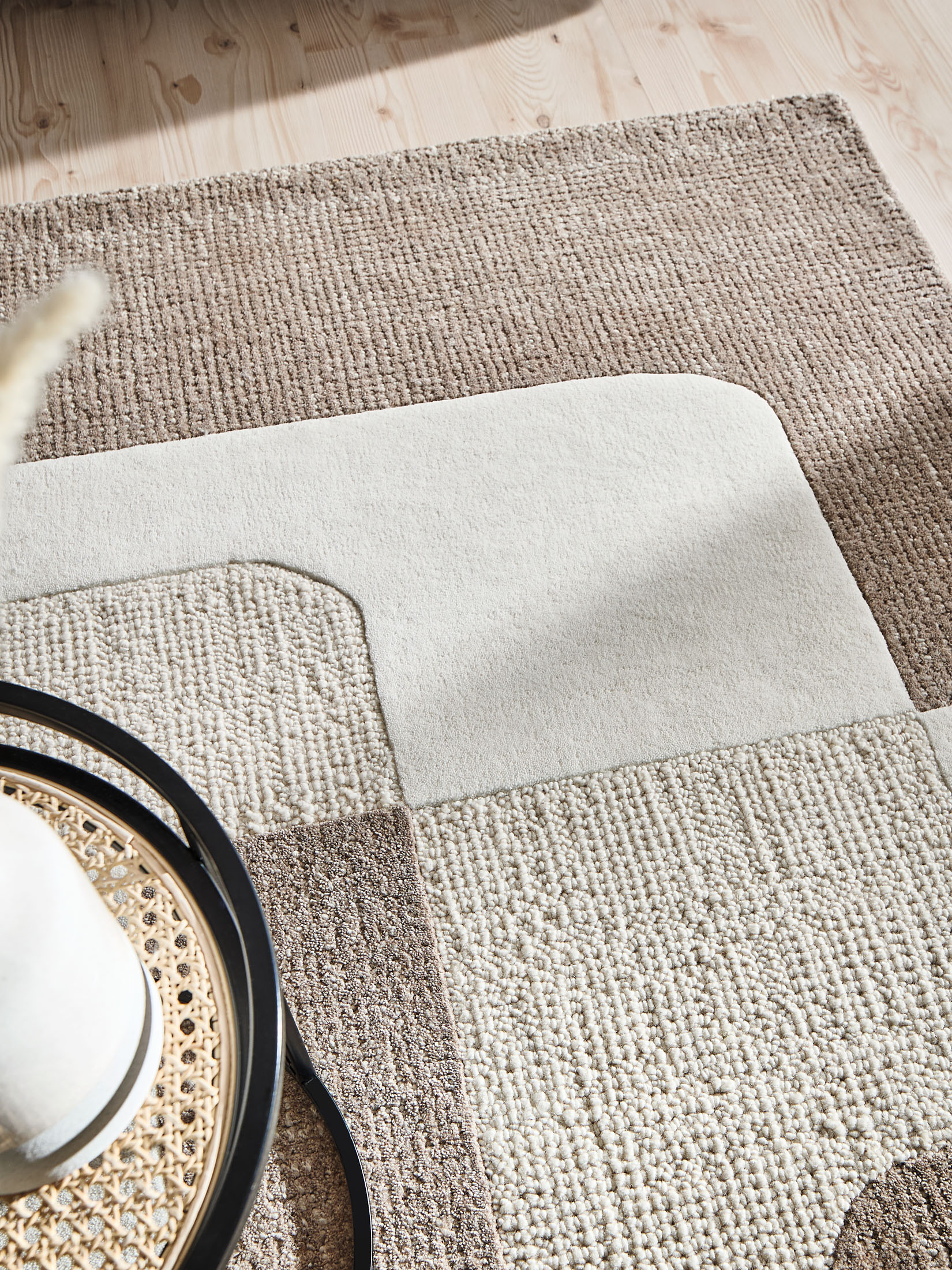 Milazzo Moderner Teppich, Sand