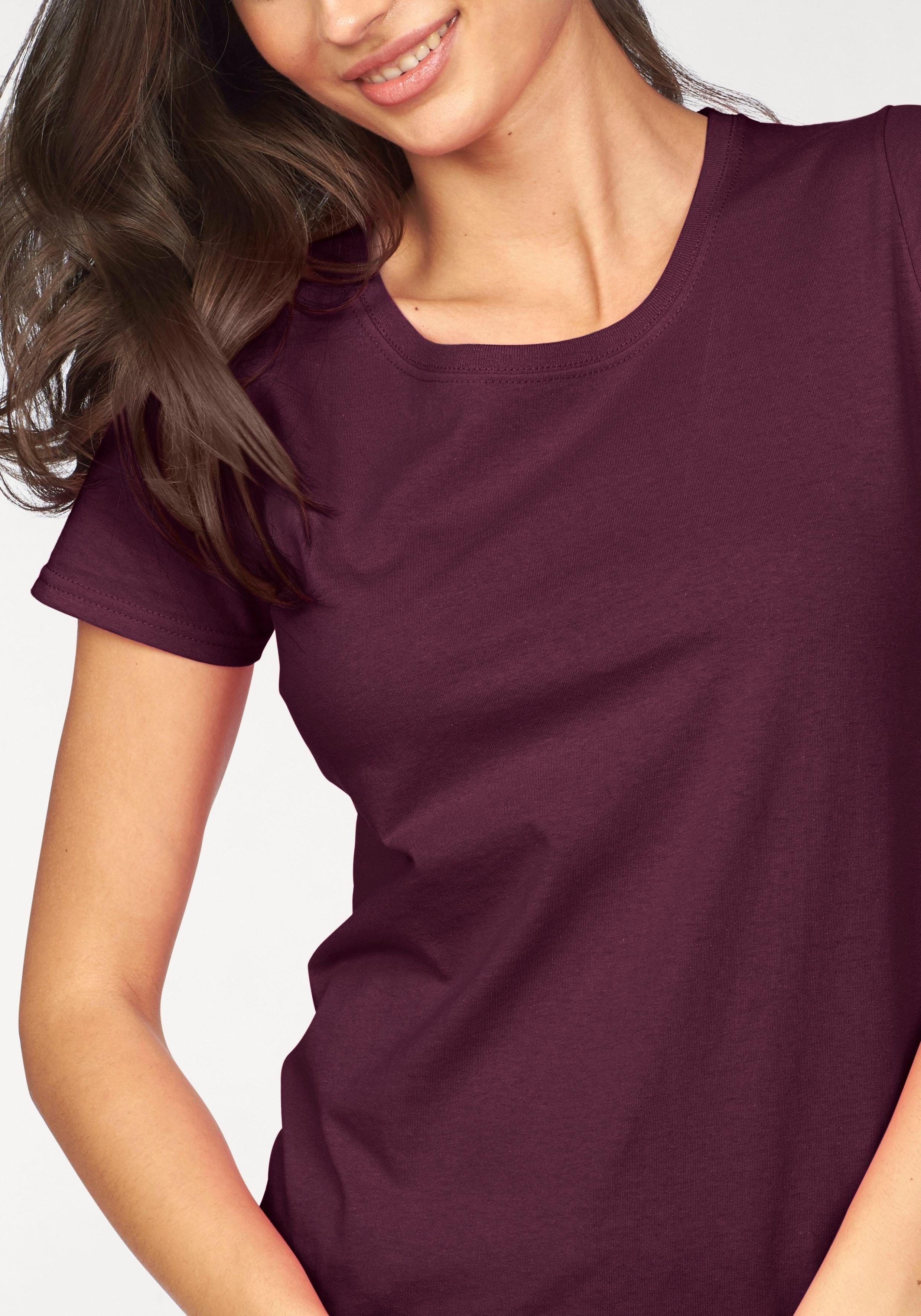 Fruit of the Loom Rundhalsshirt Lady Fit Premium (Packung, 2-tlg., 2er-Pack)